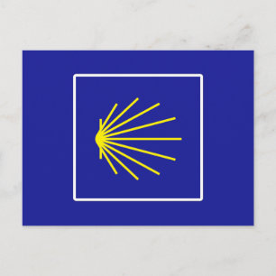 Camino de Santiago Sign, Spain Postcard