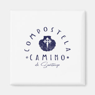 Camino De Santiago Spain Scallop Shell St James Hi Magnet
