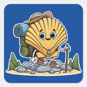 Camino de Santiago Square Sticker