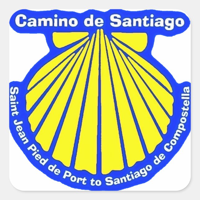 Camino de santiago Stickers  (Front)