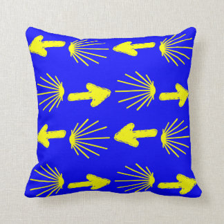 Camino de Santiago Symbols Cushion