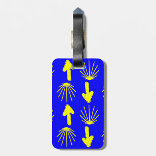 Camino de Santiago Symbols Luggage Tag