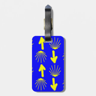 Camino de Santiago Symbols Luggage Tag