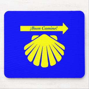 Camino de Santiago Symbols Mouse Mat