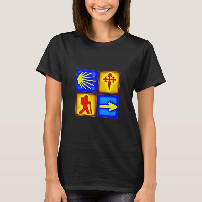 Camino de Santiago T-Shirt (Front)
