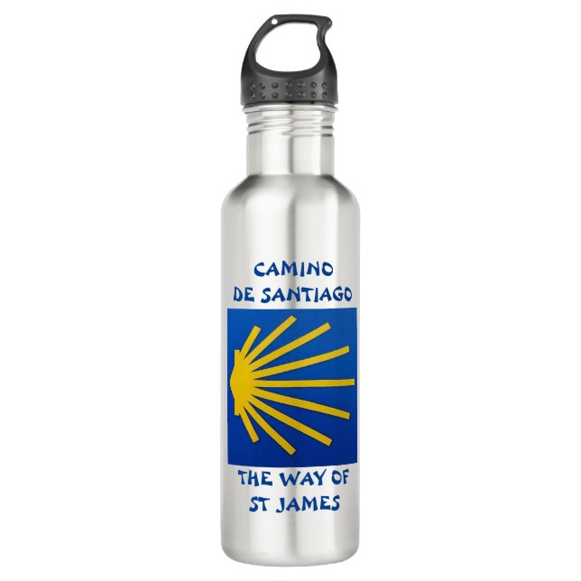 Camino de Santiago The way of st James 0001 710 Ml Water Bottle (Front)
