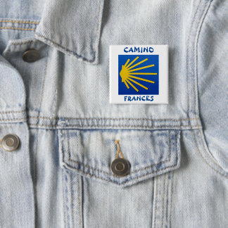 Camino de Santiago The way of st James 0003 15 Cm Square Badge