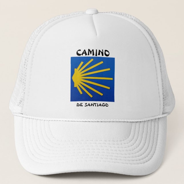 Camino de Santiago The way of st James 0011 Trucker Hat (Front)