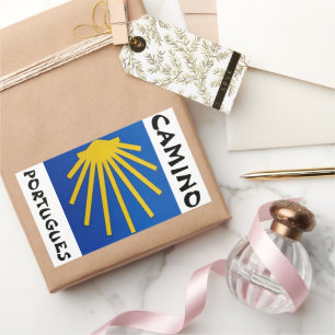 Camino de Santiago The way of st James 0013 Rectangular Sticker