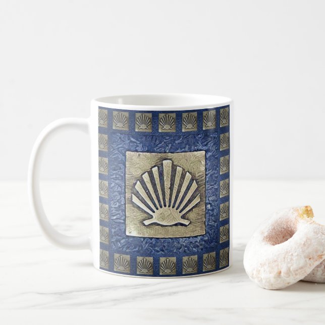 Camino de Santiago The way of st James 0031 Coffee Mug (With Donut)
