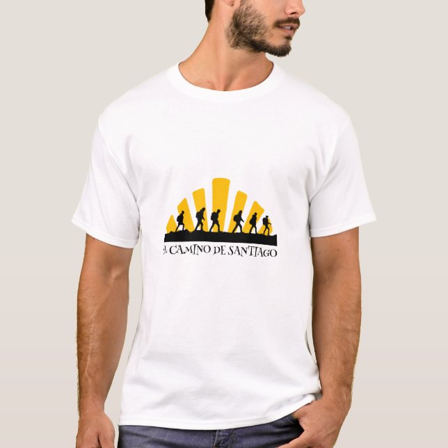 Camino de Santiago The way of st James 0041 T-Shirt (Front)