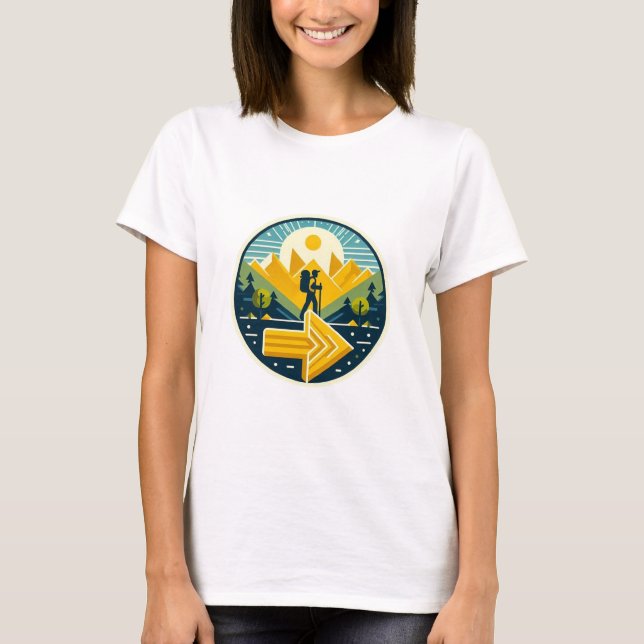 Camino de Santiago The way of st James 0126 T-Shirt (Front)