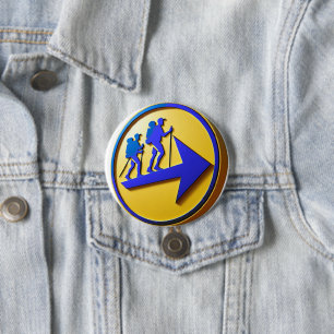 Camino de Santiago The way of st James 0129 7.5 Cm Round Badge
