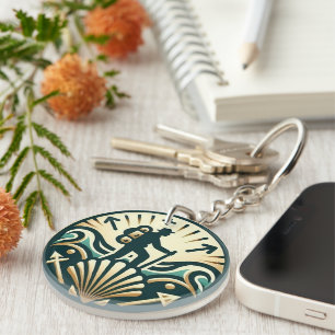 Camino de Santiago The way of st James 0180 Key Ring