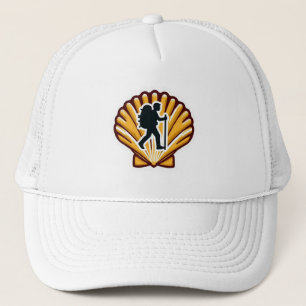 Camino de Santiago The way of st James 0204 Trucker Hat