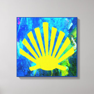Camino de Santiago The way of st James 0243 Canvas Print