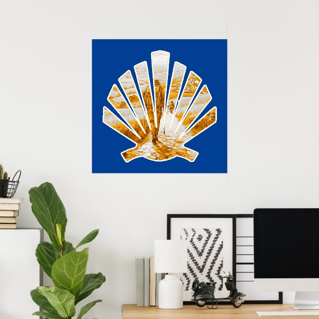 Camino de Santiago The way of st James 0295 Poster (Home Office)