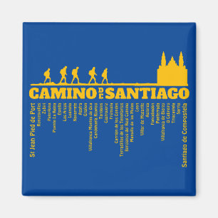 Camino de Santiago The way of st James 0323 Magnet