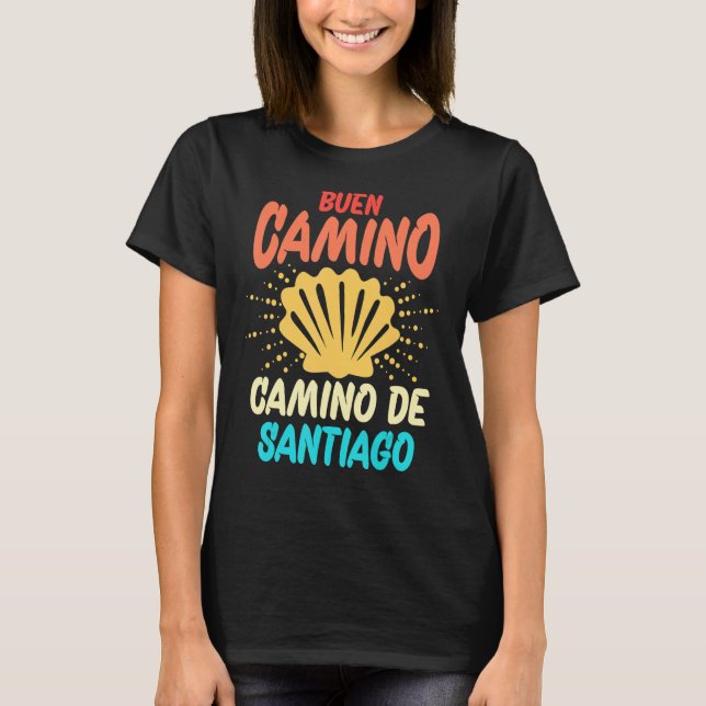 Camino de Santiago Way of St. James T-Shirt (Front)
