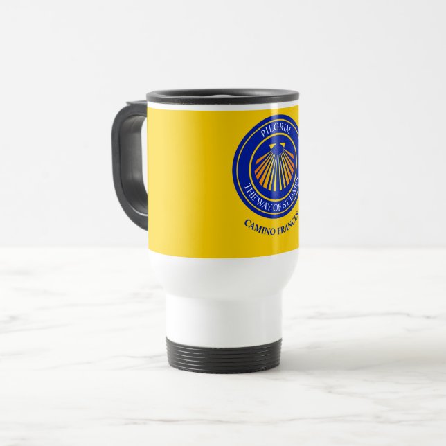 Camino Frances Travel Mug (Front Left)