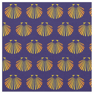 Camino Pilgrims cockle shell Fabric