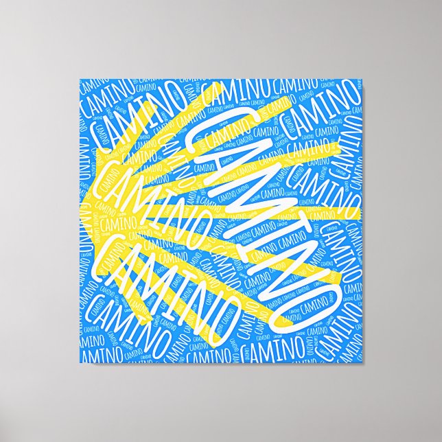 Camino Scallop shell Canvas Print (Front)