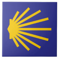 Camino Shell Tile Marker, Camino de Santiago