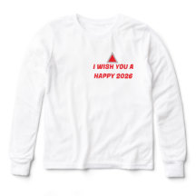 "Camiseta Adolescente Feliz Año Nuevo 2026 