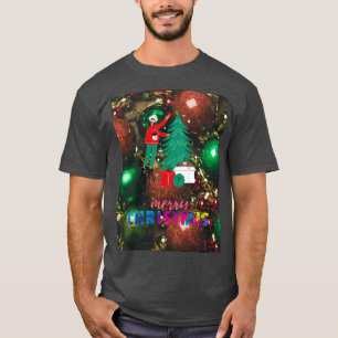 Camiseta Básica Masculina Escura/Natal T-Shirt