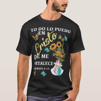 Camiseta cristiana en espanol Versiculo Spanish Ch T-Shirt