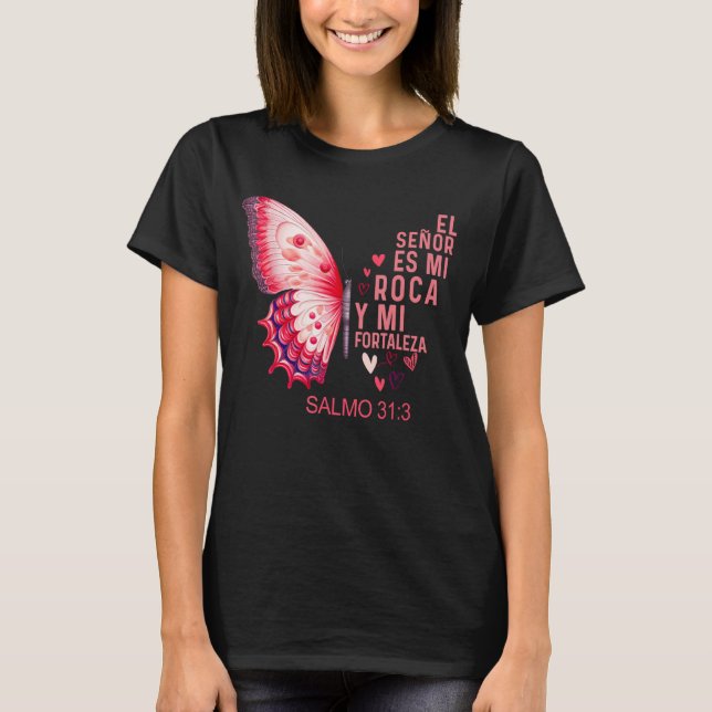 Camiseta cristiana Para Mujer Y Mujer en espanol S T-Shirt (Front)