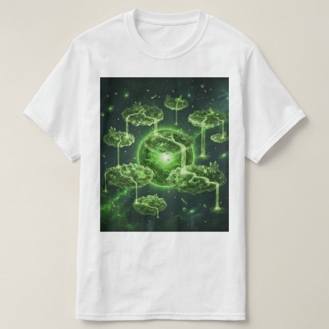 Camiseta ecossistema flutuante T-Shirt (Design Front)