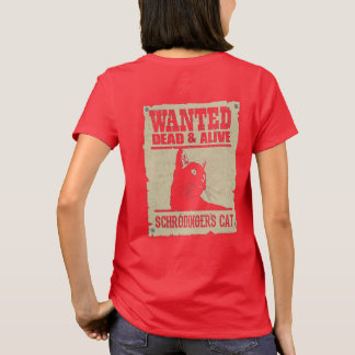 Camiseta Fem. Schrodinger's Cat - Dark - Back T-Shirt