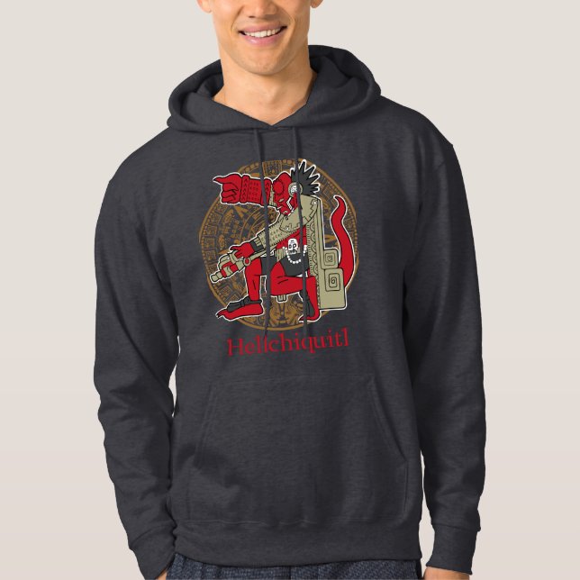 Camiseta Guerrera Azteca: Hel's Power and Wisdom Hoodie (Front)