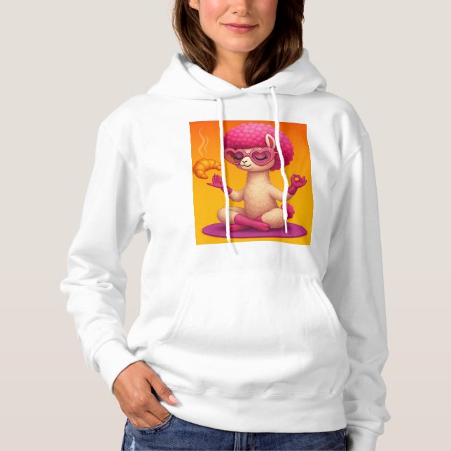 Camiseta Llama Zen Hoodie (Front)