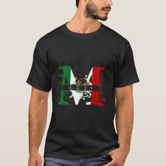 Camiseta Mexico Con Bandera Orgullo Mexicano Mexic T-Shirt