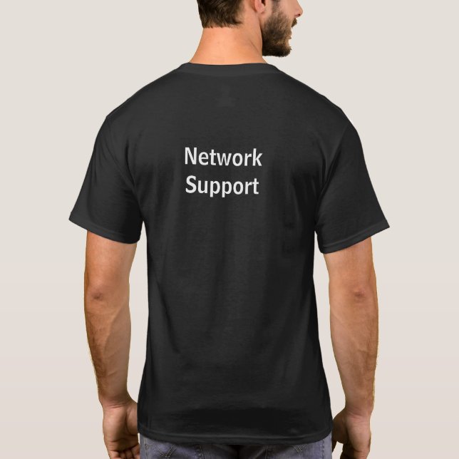 Camiseta network Support T-Shirt (Back)