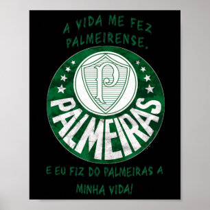 Camiseta Palmeiras Brasil Soccer Poster