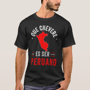 Camiseta Peruana Peruvian Flag Pride Peru Map Men T-Shirt