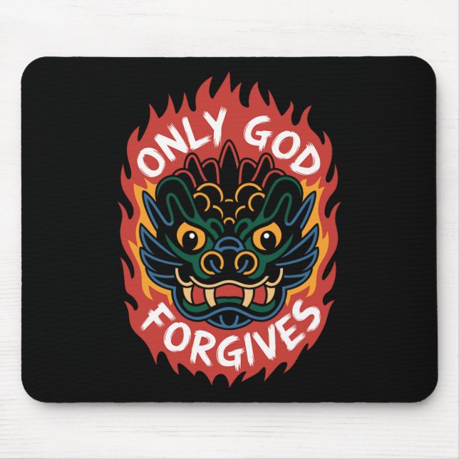 Camiseta Sólo Dios Perdona1  Mouse Mat (Front)