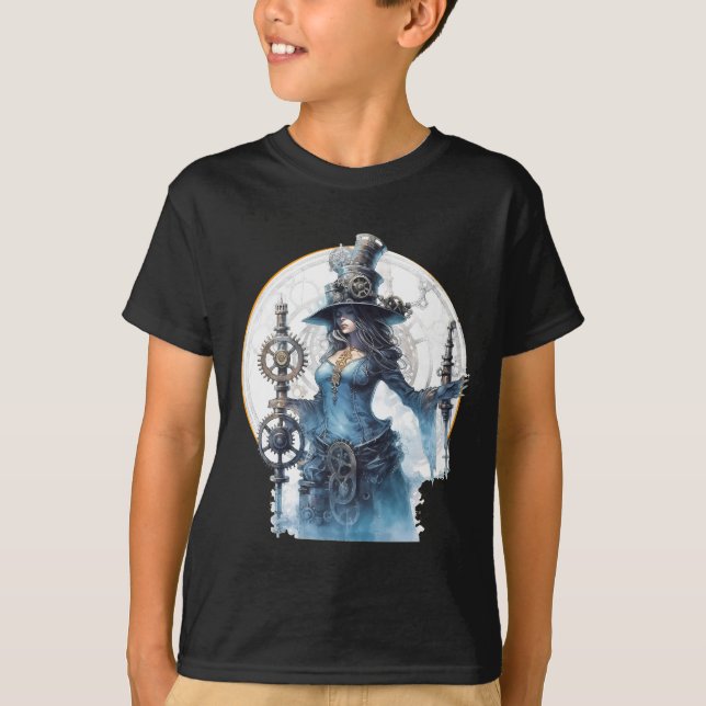 Camiseta (T-shirt) Infantil Evocação Steampunk T-Shirt (Front)