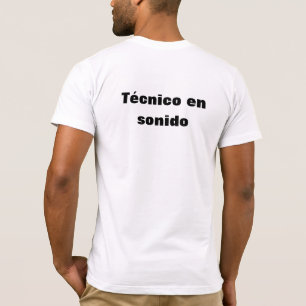 Camiseta técnico en sonido T-Shirt