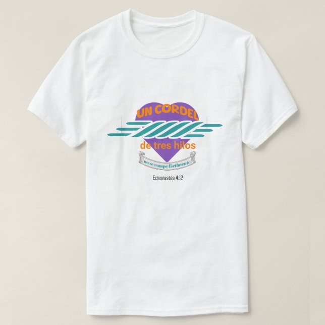 Camisetas bienaventurados, parejas fortalecidas T-Shirt (Design Front)