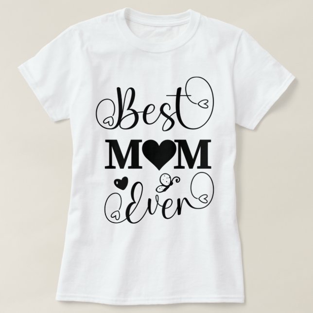 Camisetas para mamá: Dile cuanto la amas T-Shirt (Design Front)