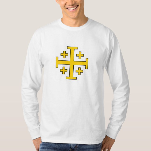 Camisia Crucis de Jerusalem T-Shirt (Front)