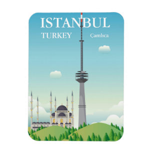 Camlica Tower Istanbul, Turkey Magnet