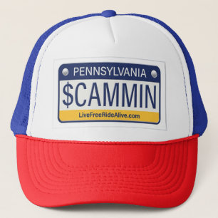 $cammin license plate trucker hat