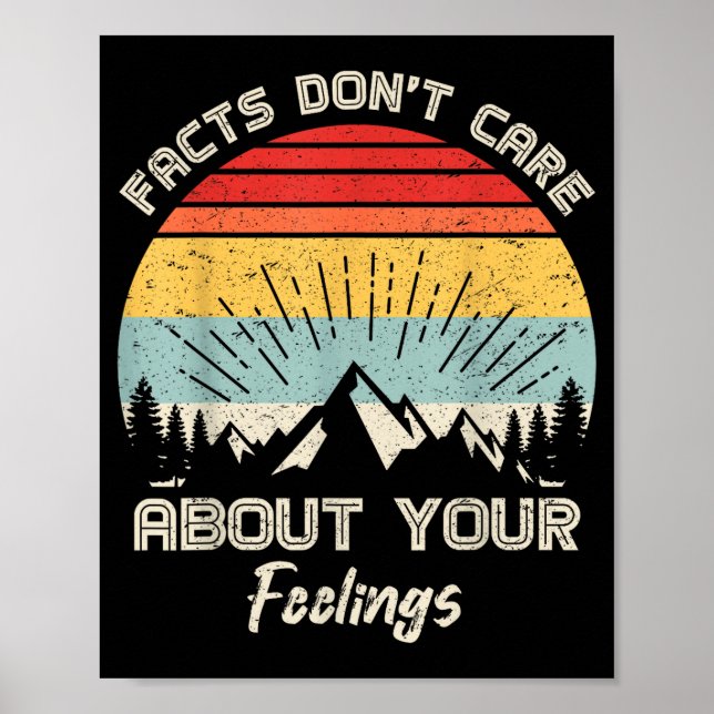 Camng Crew Facts Don't Care About Your Feelings Re Poster (Front)