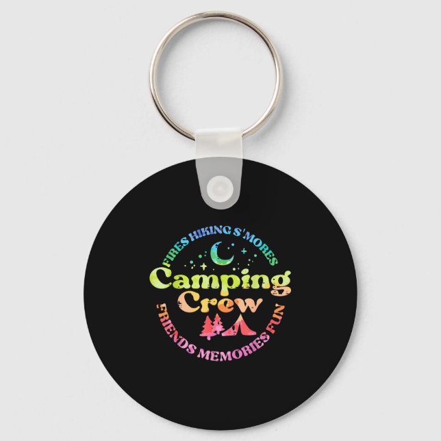 Camng Crew Family Friends Girls Kids Toddler Youth Key Ring (Front)