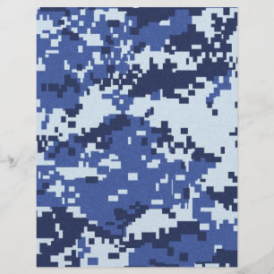 camo02 BLUES WHITE CAMOUFLAGE PATTERN BACKGROUNDS Flyer